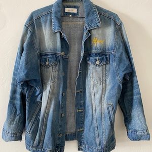 Nicole Miller Oversizes Jean Jacket